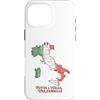 Lakelandwholesale1 Shirt Company Custodia per iPhone 16 Pro Max Tutta L'Italia Una Famiglia Mappa Bandiera Italia Regionale Design