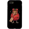 Merry Christmas Wrap Ribbon Bow Stars Xm Custodia per iPhone SE (2020) / 7/8 Kiwi Bird Candy Cane Carta Regalo Agrifoglio Pigna