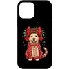 Merry Christmas Wrap Ribbon Bow Stars Xm Custodia per iPhone 12 mini Carta da regalo con Labrador Retriever Lab Candy Cane