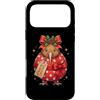 Merry Christmas Wrap Ribbon Bow Stars Xm Custodia per iPhone 17 Pro Max Kiwi Bird - Carta da regalo, motivo: Babbo Natale, agrifoglio