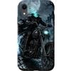 Motorghast Garage Custodia per iPhone XR Moto gotica senza testa Chopper Rider Halloween Art