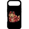 Merry Christmas Wrap Ribbon Bow Stars Xm Custodia per iPhone Air Labrador Retriever Lab - Carta da regalo con pupazzo di neve e agrifoglio