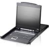 ATEN CL1308N switch per keyboard-video-mouse (kvm) Montaggio rack Nero - TASTIERA TEDESCA [0672792005824]