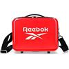 Reebok Maveryck Borsa da toilette adattabile con tracolla Rosso 29x21x15 cm ABS rigido 9.14L 0.6 kg