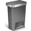 Simplehuman - Cestino tascabile in plastica da 45 litri