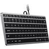 Satechi Slim W1 con cavo Tastiera - Layout QWERTY completo - Pratici tasti funzione - Retroilluminazione personalizzabile