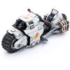 Joy Toy Warhammer 40k, veicolo 1/18, moto da combattimento "Raider" dei White Scars, 22 cm