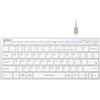 A4 Tech Tastiera wireless A4TECH FBX51C FStyler grigio bianco, Bluetooth, 2,4GHz, USB-C, cirillico, bianco
