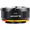 StarTech Adattatore per obiettivi Contax Yashica su attacco Sony E - CY-E III - Messa a fuoco manuale - Compatibile con fotocamere Sony Alpha E - Realizzato in lega di alluminio e magnesio