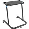StarTech Scrivania regolabile per cyclette da interno - Supporto per laptop per cyclette domestiche - Altezza 82-120 cm - Piano del tavolo 71x35 cm - Capacità di carico 50 kg - 3 ruote (2 con freno) - Colore: nero