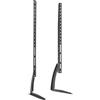StarTech Supporto universale per televisore da tavolo - Staffa per televisori LCD/LED da 81 a 178 cm - Acciaio laminato a freddo - Capacità di carico: 35 kg - Base antiscivolo, senza necessità di foratura - Facile da assemblare - Colore: nero