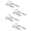 SODIAL 1X(Supporto da Parete per Skateboard da 4 Pezzi, Gancio per Skateboard In M1150