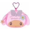 Sanrio My Melody Face-Shaped Clear Mini Pouch scintillante piscina estiva