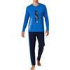 In One Clothing Pigiama lungo da ragazzo, in morbido jersey singolo in 100% cotone, con diversi motivi
