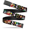 Buckle-Down - Cintura da uomo, Multicolore, 1.25 Wide - Fits up to 42 Pant Size