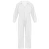 Jhaoyu Tuta da lavoro per bambini, tuta da lavoro, pantaloni lunghi, elasticizzati, a maniche lunghe, con bottoni, per artigiani, uniformi e meccaniche