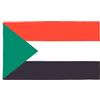 AZ FLAG Bandiera Sudan 90x60 cm Sudanese Poliestere 100D 2 Occhielli | Uso interno ed esterno bandiera decorativa doppie cuciture e bordi rinforzati con occhielli metallici