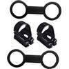 HOLIDYOYO 4 Pezzi Accessori Subacquea Snorkel, Supporto per Boccaglio | Ferma-cinturino per Maschera Sostituibile, Accessori Snorkeling Riutilizzabile, Regolabile, Leggero