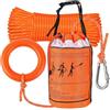 Generic Water Rescue Throw Bag - Corda galleggiante, galleggiante di salvataggio | Attrezzature di sicurezza per l'implementazione rapida, linea di salvataggio compatta, strumento di recupero dell'acqua |