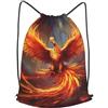 Anceky Zaino con coulisse, borsa da palestra con coulisse, borsa da nuoto Phoenix per uomo e donna