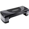 Lucn Stepper per aerobica, regolabile in altezza, 10/15/20 cm, con tappetino antiscivolo, per allenamento a casa, aerobica, yoga, allenamento cardio