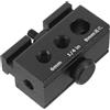 FRCOLOR Clip di Ricambio per Lampada da Tavolo in Alluminio Nero | Fori da 6mm, 1/4 Pollice e 8mm, Supporto Stabile, Pad Antiscivolo, per Esterno e Cucina