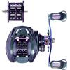 Generic Bobina di lancio per esche | Mulinelli Baitcaster 7.6 1 ad alta velocità Caster Casting Cast Attrezzatura da pesca Acqua salata Acqua dolce per acqua