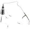 Drawup Inline Feeder Cage Rig 35 cm Metallo Carp Tackle | Design in linea, platina, struttura cava, lunghezza 35 cm, ideale per pesca alla carpa e pesca grossolana
