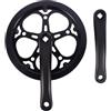 OSALADI Guarnitura Monocorona 170mm 52t in Ferro per Bici Singola
