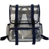 Generisch Zaino in PVC trasparente per studenti di medie e superiori, grande volume, ideale per nuoto, fitness, allenamento, impermeabile, resistente, per pendolari quotidiani, doppia tracolla, facile da pulire