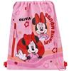 Undercover Sacca da ginnastica Disney Minnie Mouse, personalizzabile con nome, zaino sportivo per bambine e bambini, borsa per cambio biancheria asilo