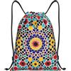 Anceky Borsa con coulisse leggera, piccola, borsa da palestra per donna, zaino da calcio color marocchino per viaggi sportivi