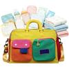 Generisch Borsa per il fine settimana, spaziosa borsa da viaggio impermeabile, giallo | Borsa per il fine settimana con grande capienza, borsa da viaggio in materiale impermeabile, borsa sportiva e scomparto