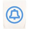 Newtee Bell System 1969 Borsa da Palestra Beige in Cotone Riutilizzabile con Coulisse Beige Gym Bag Cotton Reusable Drawstring Sport Bag