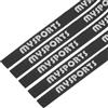 PATIKIL 18x0,4 Tavolo Tennis Racchetta Bordo Nastro 5 Pacco Ping-Pong Racchetta Lato Nastro Protegge Bordi Gomma e Lama per Palette Racchetta Nero