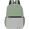 Generisch Zaino per bambini robusto con design comodo per scuola, studio, uso quotidiano, viaggi, studenti, impermeabile, resistente all'usura (b-verde chiaro, taglia unica)