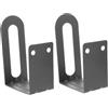 jojofuny 2 Pezzi Porta Bilancia da Parete in Acciaio al Carbonio | Supporto Adesivo Robusto, Base Antiscivolo Allargata, Struttura Verticale, per Bagni Moderni e Piccoli Appartamenti