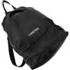 HEMOTON Zaino Sportivo Nero con Scomparto Scarpe e Separazione | Poliestere, Doppie Spalline Comode, per Spiaggia e Ambienti Umidi, Stile Elegante