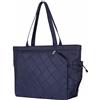 Baoblaze Borsa Tote da Tennis Resistente All'acqua Borsa da Tennis Trapuntata Impermeabile Borsone per Tennisti, Allenamento, Palestra