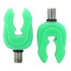 Drawup Teste luminose per canna da pesca, confezione da 2, poggia testa in morbido silicone per pod night carpa grossa match 5,5 x 2,5 cm (verde chiaro AC161)
