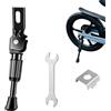 OXDASW Cavalletto per bicicletta da 14 pollici, supporto per bicicletta su | Supporto per bicicletta da 14 pollici, cavalletto laterale su un lato, per biciclette per bambini, mountain bike