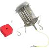 Drawup Mangiatoia per pesca con 8 ganci, girevole a 360 gradi, per carpe e tince, misure 6-14 (8)
