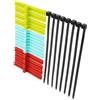 Generic 12Pcs Universali Gancio Da Pesca Keeper Silicone Supporto Sicuro Canne Da Pesca Esche Titolari Portatile Rod Safe Hanger Leggero Rod Hook Organizzatori