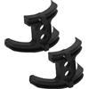 FELTECHELECTR Guida Cavi Bici 2 Pezzi con Design a Doppio Foro, Nero