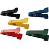 Generic Impugnature in plastica in metallo, 5 pezzi, resistenza codificata a colori | 5 perni codificati a colori, gamma di resistenza da 0,5 a 3,6 kg, struttura in plastica liscia, molle in metallo