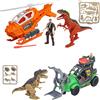 INVINCIBLE HEROS Dino valley - set assortito cattura dinosauro con veicoli e figure