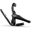Kyser Quick-Change Capotasto per chitarra acustica a sei corde, Nero, KG6B