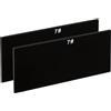 PATIKIL 2pz Saldatura Telo Ombra 7 Vetro 4-1/4x 2 Temprato Vetro Nero | Oscuranti Piastre Filtranti Coperture Sostituzione, per Casco Saldatura Cappuccio