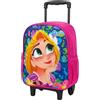 Principesse Disney Rapunzel - Zaino trolley 31x27x11cm
