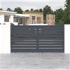 Parama Cancello in alluminio scorrevole 350x176cm grigio freddo